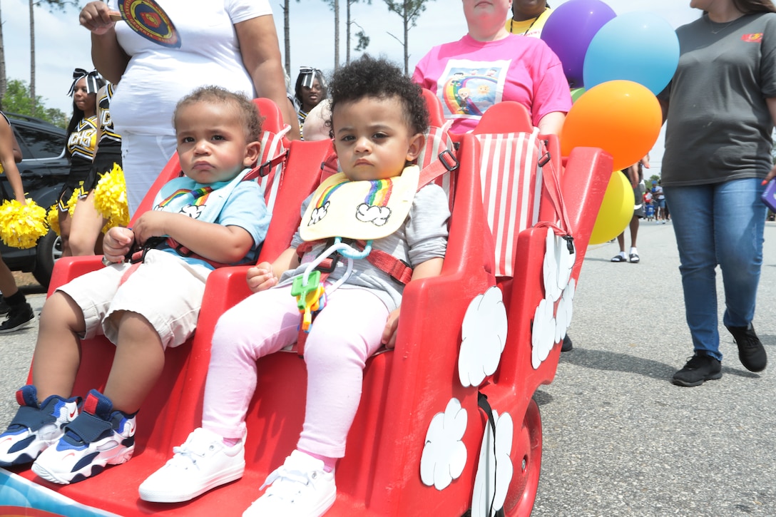 Marine Corps Logistics Base Albany celebrated our most prized little heroes during the annual Month of the Military Child proclamation and parade, April 12. (U.S. Marine Corps photo by Re-Essa Buckels)