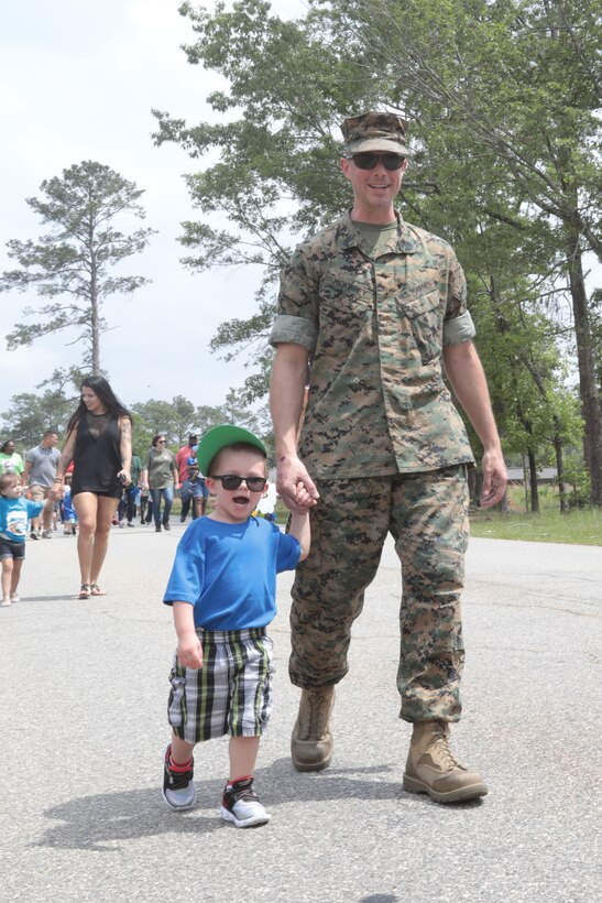 Marine Corps Logistics Base Albany celebrated our most prized little heroes during the annual Month of the Military Child proclamation and parade, April 12. (U.S. Marine Corps photo by Re-Essa Buckels)