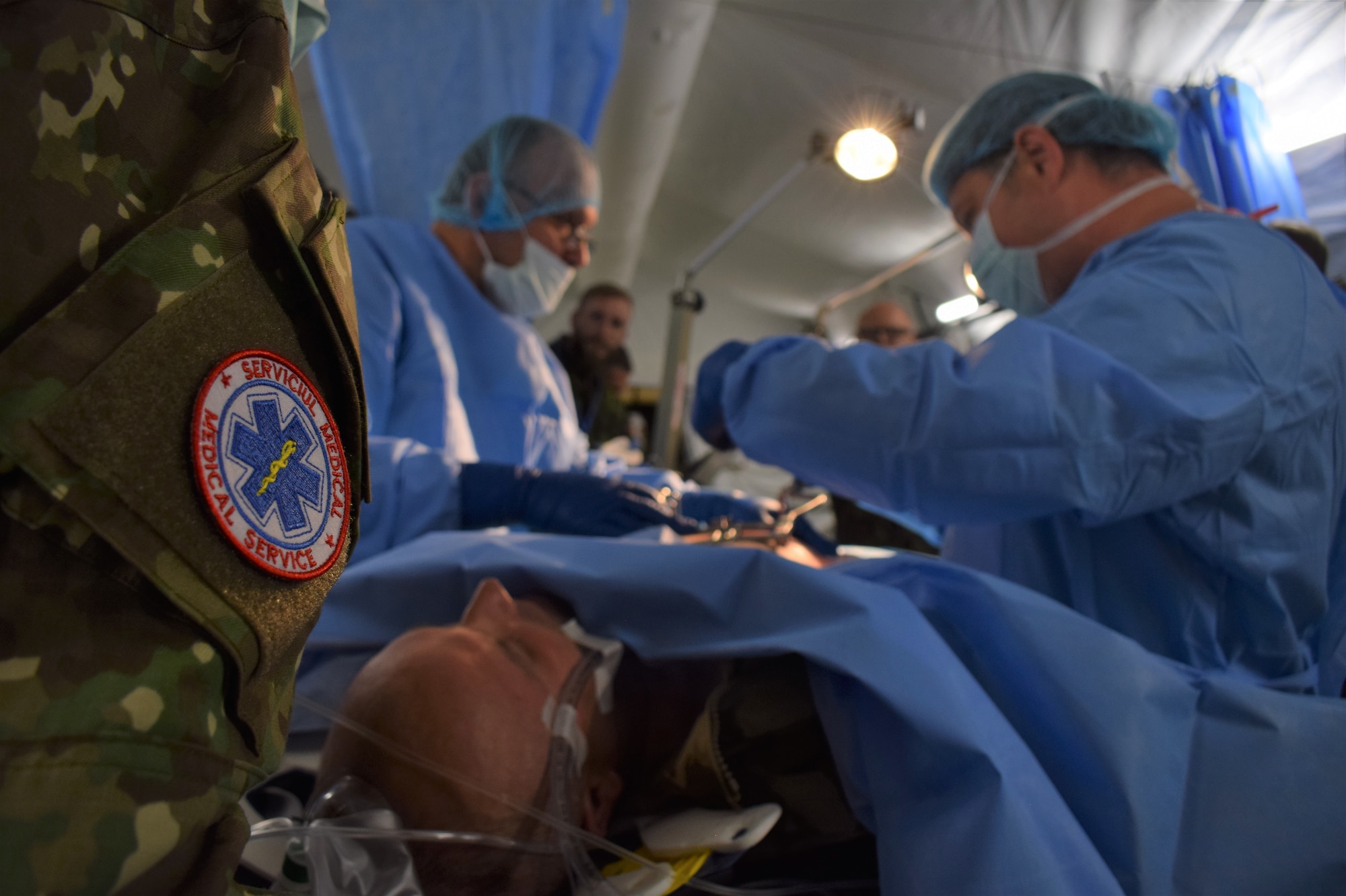 Vigorous Warrior 19 is NATO’s largest-ever military medical exercise, uniting more than 2,500 participants from 39 countries to exercise experimental doctrinal concepts and test their medical assets together in a dynamic, multinational environment. (U.S. Air Force photo by 1st Lt. Andrew Layton)