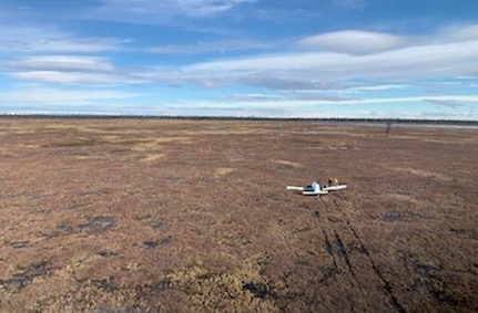 A single-engine Piper PA-32 Cherokee Six crash-landed about 35 miles northeast of Bethel, April 11, 2019. Soldiers with the Alaska Army National Guard's 207th Aviation Battalion rescued the four survivors and transported them to Bethel, a coastal community in western Alaska that sits along the Kuskokwim River, inside the Yukon Delta National Wildlife Refuge.