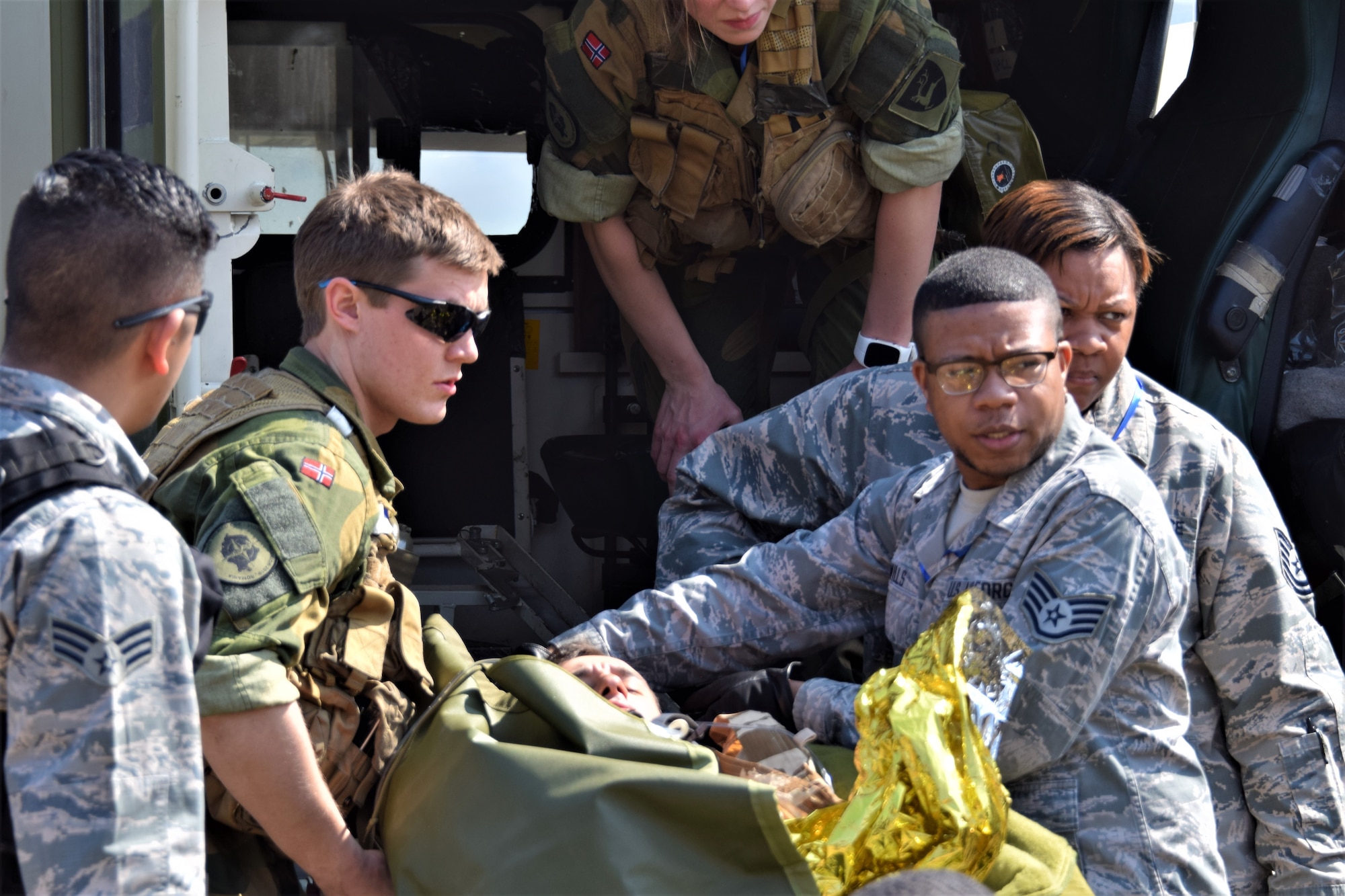 Vigorous Warrior 19 is NATO’s largest-ever military medical exercise, uniting more than 2,500 participants from 39 countries to exercise experimental doctrinal concepts and test their medical assets together in a dynamic, multinational environment. (U.S. Air Force photo by 1st Lt. Andrew Layton)