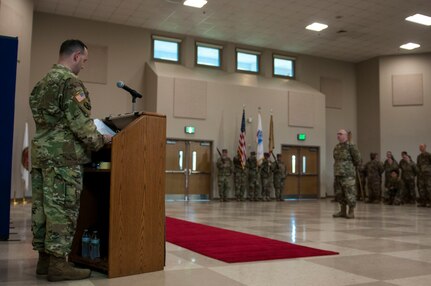 316th Sustainment Command (Expeditionary) change of command ceremony