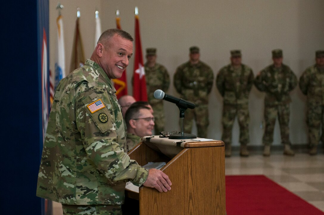 316th Sustainment Command (Expeditionary) change of command ceremony