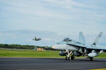 A U.S. Air Force F-16 Fighting Falcon assigned to the 18th Aggressor Squadron (AGRS) based out of Eielson Air Force Base, Alaska, takes off from Royal Australian Air Force Base Williamtown during Diamond Shield 2019, March 26, 2019. Diamond shield brings U.S. and Australian air force units together to support joint operations as part of the RAAF Air Warfare Instructor Course (AWIC). Similar to weapons school for U.S. Air Force pilots, the AWIC trains Airmen on valuable tactics, techniques and procedures necessary for aerial operations. Diamond Shield aims to test AWIC students as well as provide an opportunity to integrate with U.S. Air Force assets and Airmen. The AGRS provides the premiere adversary support necessary to test the students ability during Diamond Shield. (U.S. Air Force photo By Senior Airman Isaac Johnson)