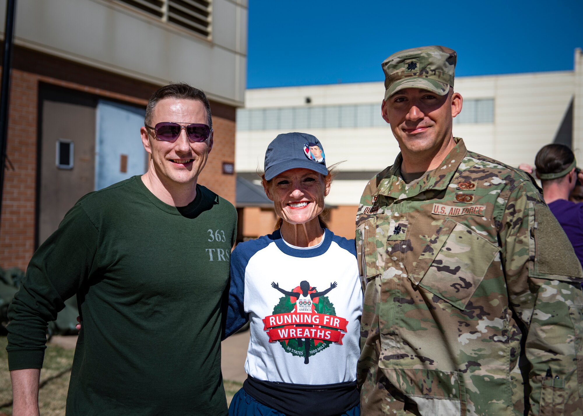 A mother who lost her son in 2013, visits the training schoolhouse where he started his career.