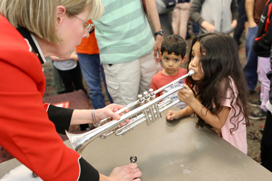 On April 7, 2019, kids of all ages were swinging in their seats as "The President's Own" United States Marine Band demonstrated the incredible sound of big band music!