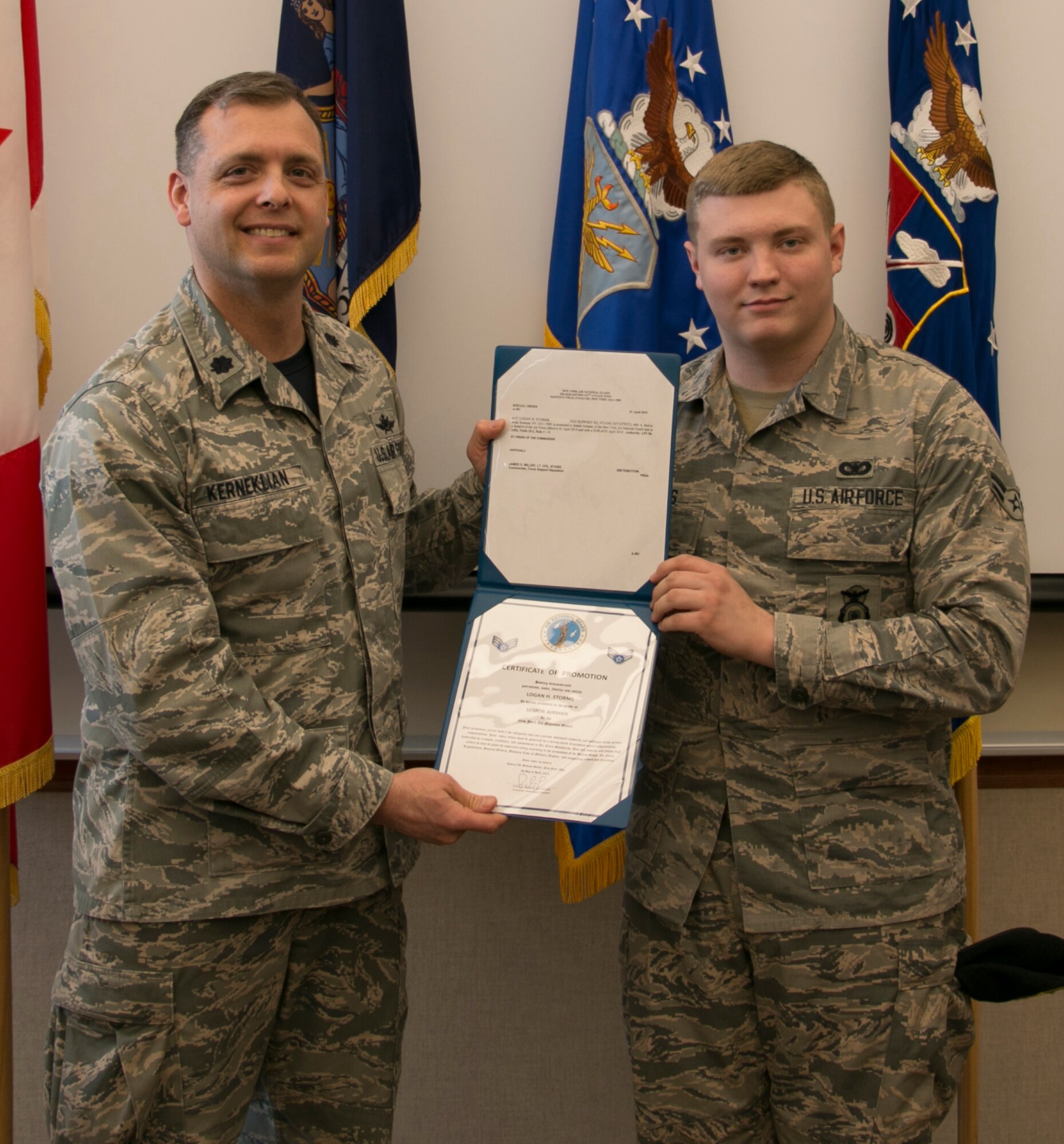 Storms Promoted to Senior Airman