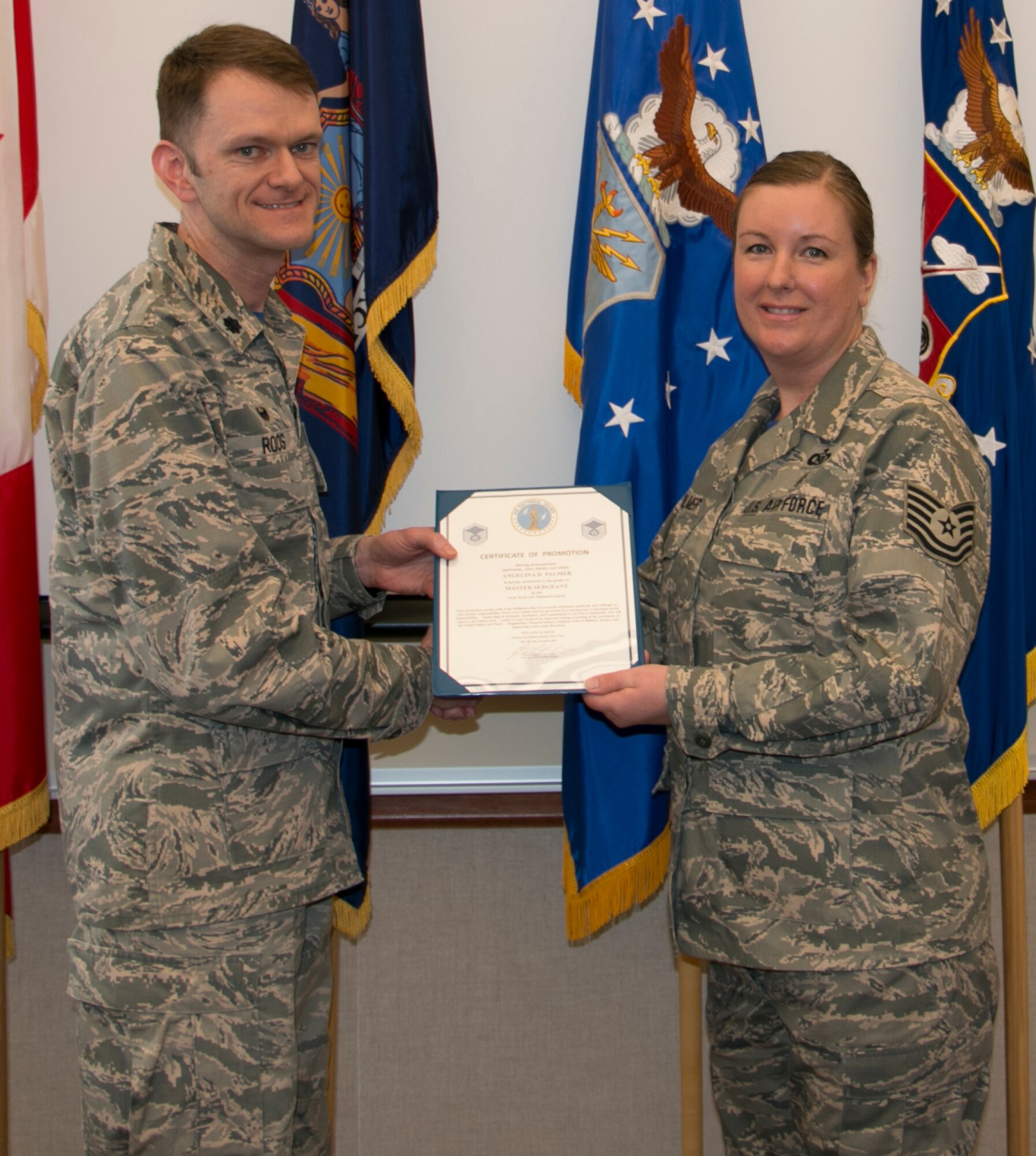 Palmer Promoted to Master Sgt