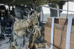 Sustainers Resupply Units using Aerial Delivery during Lightning Strike