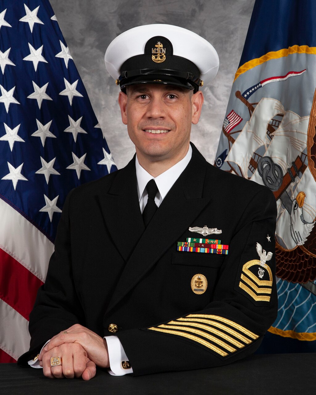 Senior Enlisted Leader, Senior Chief Musician (IW) Luis O. Lebrón > Office of Naval Intelligence