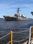The guided-missile destroyer USS Fitzgerald (DDG 62) took another step toward returning to the fleet as a fully ready, combat-capable ship.
