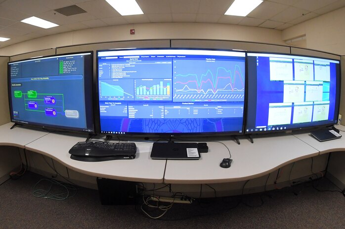 A new continuous development software system created by the 517th Software Engineering Squadron at Hill Air Force Base, Utah, combines paired programming and test-driven development with a completely new and unique automated test and evaluation software program nicknamed, “The Pipeline.” Software developers said the new system has changed how they develop, test and field new software products that support the warfighter. (U.S. Air Force photo by Todd Cromar)