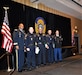 Brig. Gen. Kevin Vereen, deputy commanding general, United States Army Recruiting Command, poses with (from left to right) Sergeant Robert Goddard, Officer Jacob Taylor, Officer Donald Topar and Sgt. 1st Class Todd Miller, station commander, Foothills Recruiting Station, during an award ceremony, April 12, El Conquistador Hilton, Tucson, Ariz. The trio of Goddard, Taylor and Topar, all serving the Oro Valley Police Department, helped save Miller’s life, when he suffered a heart attack in traffic, July 18, 2018. All three were awarded the Army Commander’s Award for Public Service Medal by Vereen for their actions. (U.S. Army Photo by Mike Scheck, USAREC Public Affairs)