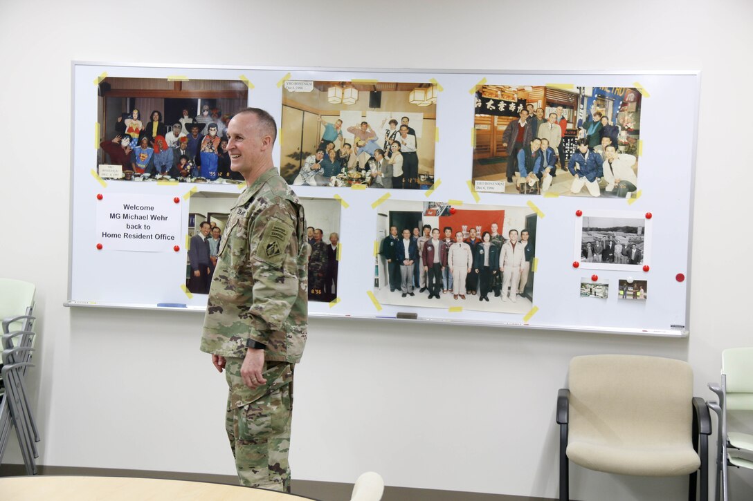 USACE Deputy Commanding General Maj. Gen. Michael C. Wehr visits the Yokosuka Resident Office