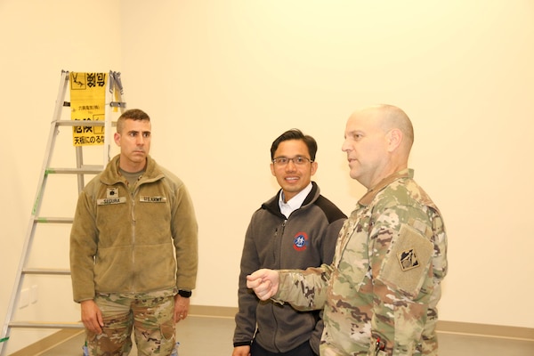 Ruel C. Binonwangan gives a tour of the almost completed transmitter facility