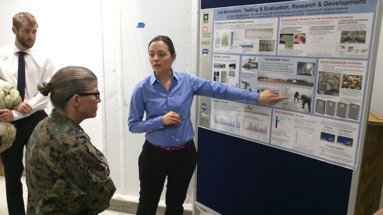 Army Cold Regions lab shares ice adhesion R&D with U.S. Northern Command