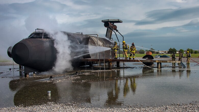 Sheppard AFB Fire Department Live-fire Training