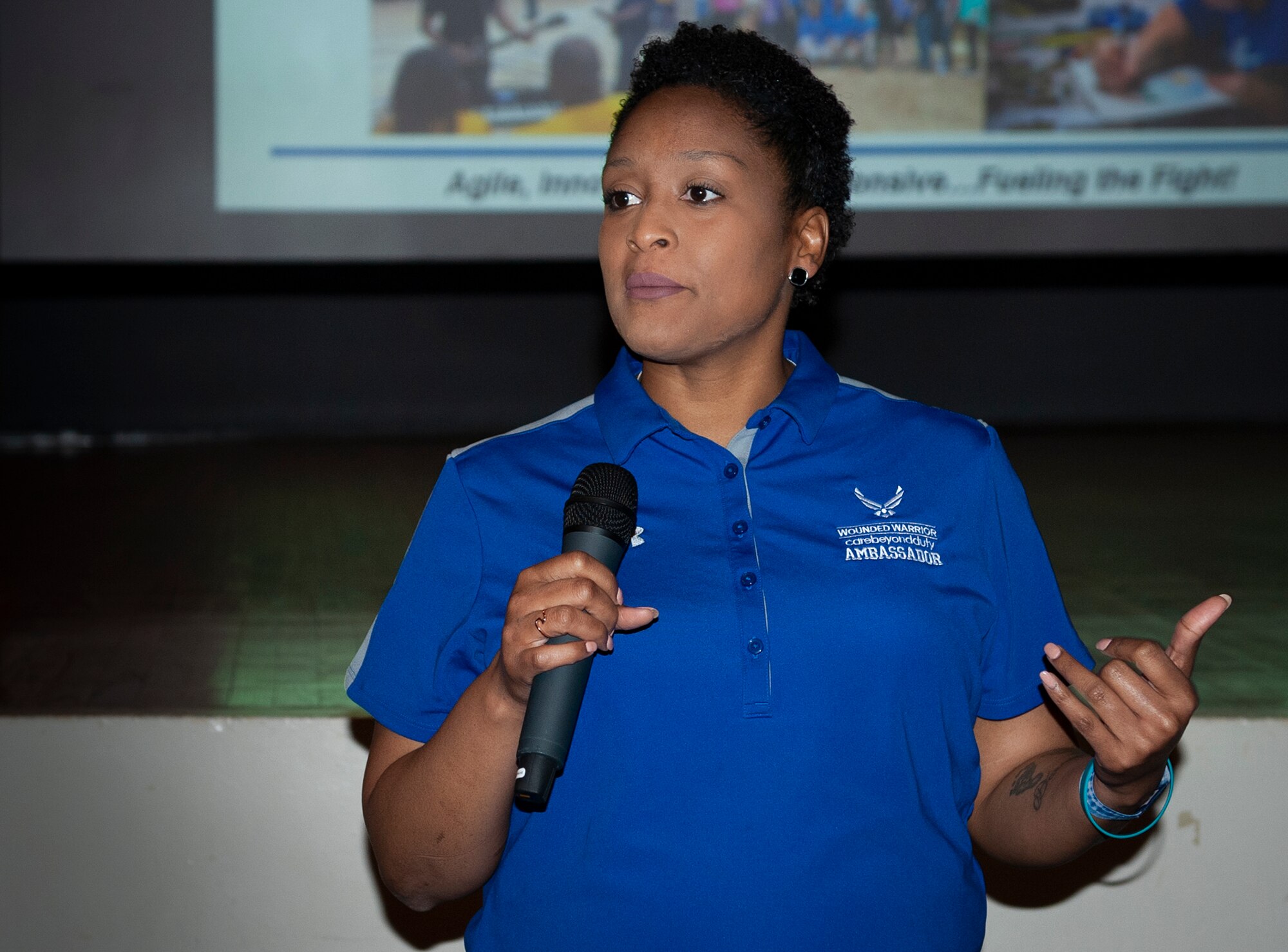 Wounded Warrior ambassador inspires