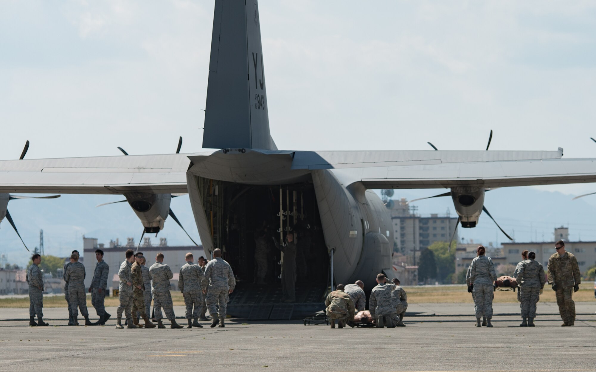 Patient air evacuation training