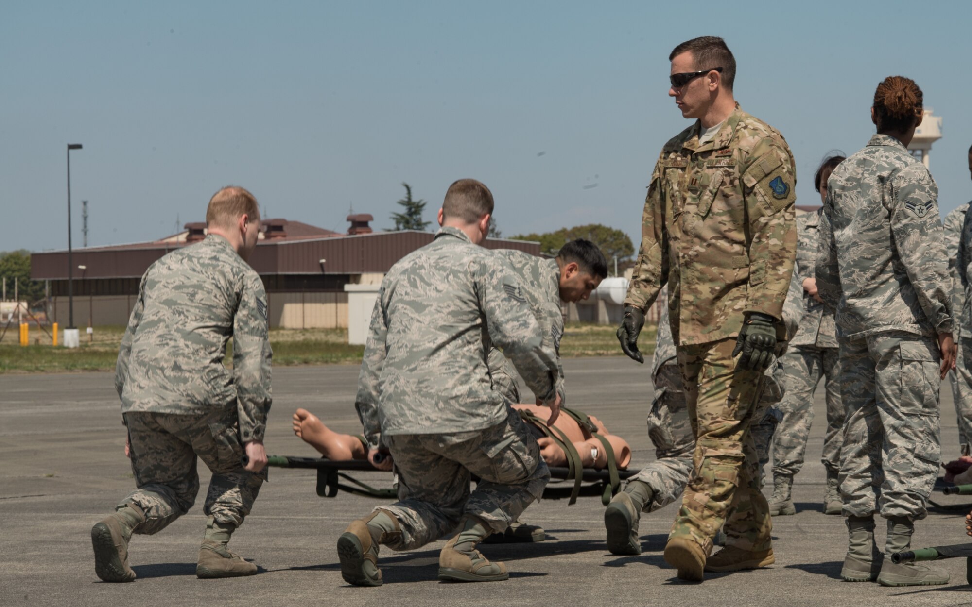 Patient air evacuation training