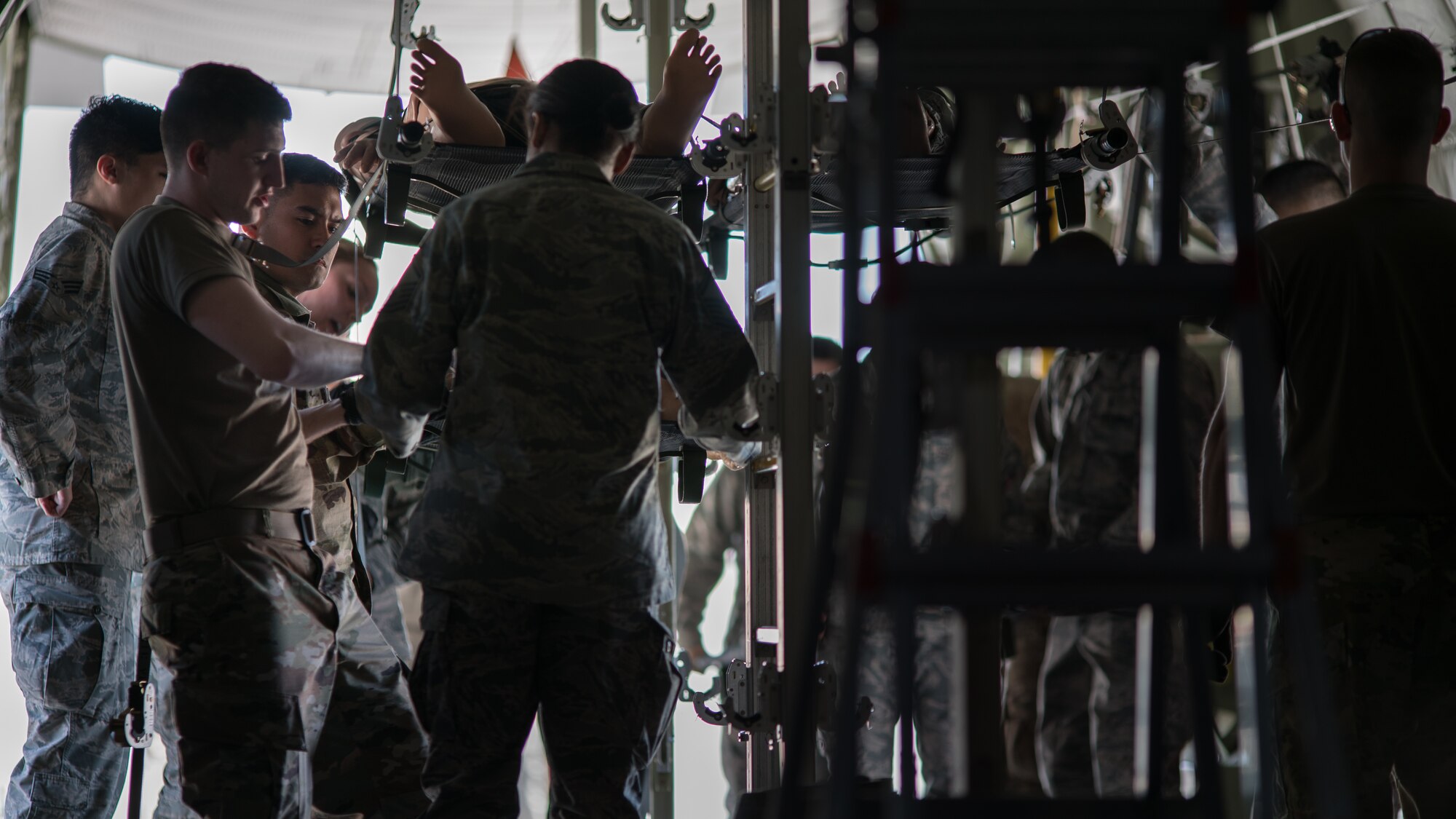 Patient air evacuation training