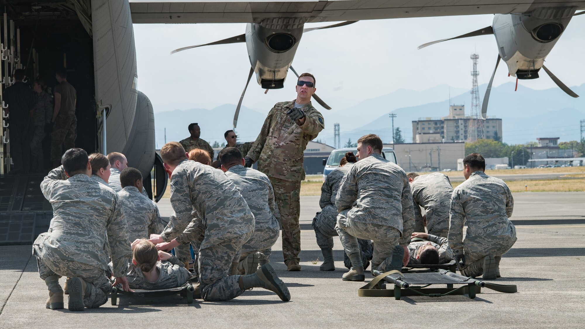 Patient air evacuation training
