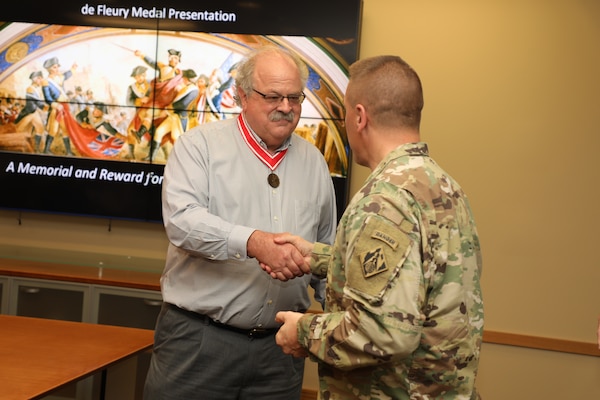 Engineer receives prestigious de Fleury Medal