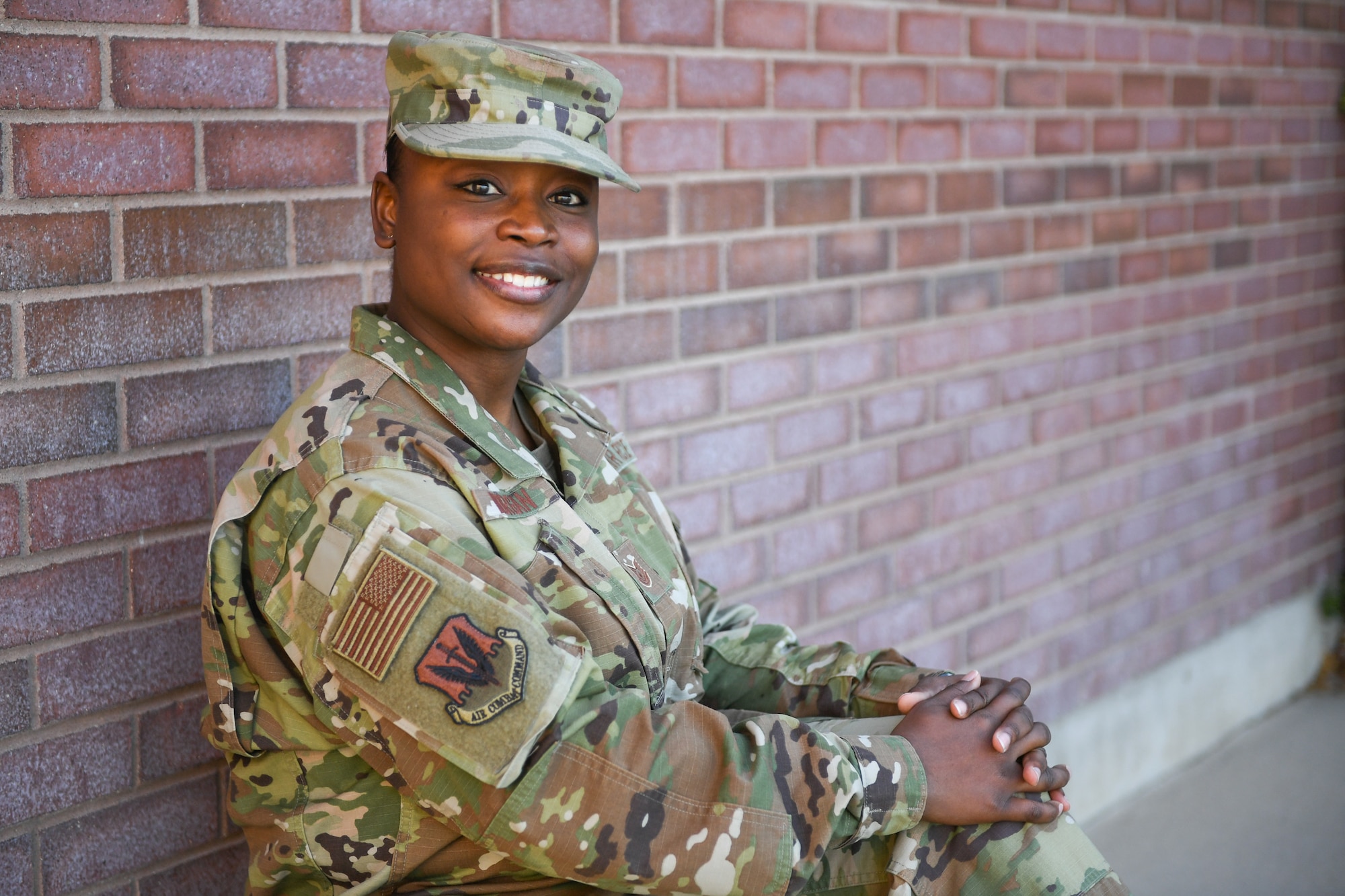 Tech. Sergeant Latoya Morgan, assigned to 729th Air Control Squadron, was recently named a Superior Performer by the Team Hill Top III. The Top 3 recognizes Airmen from Team Hill who have demonstrated excellence on and off duty. (U.S. Air Force photo by Cynthia Griggs)