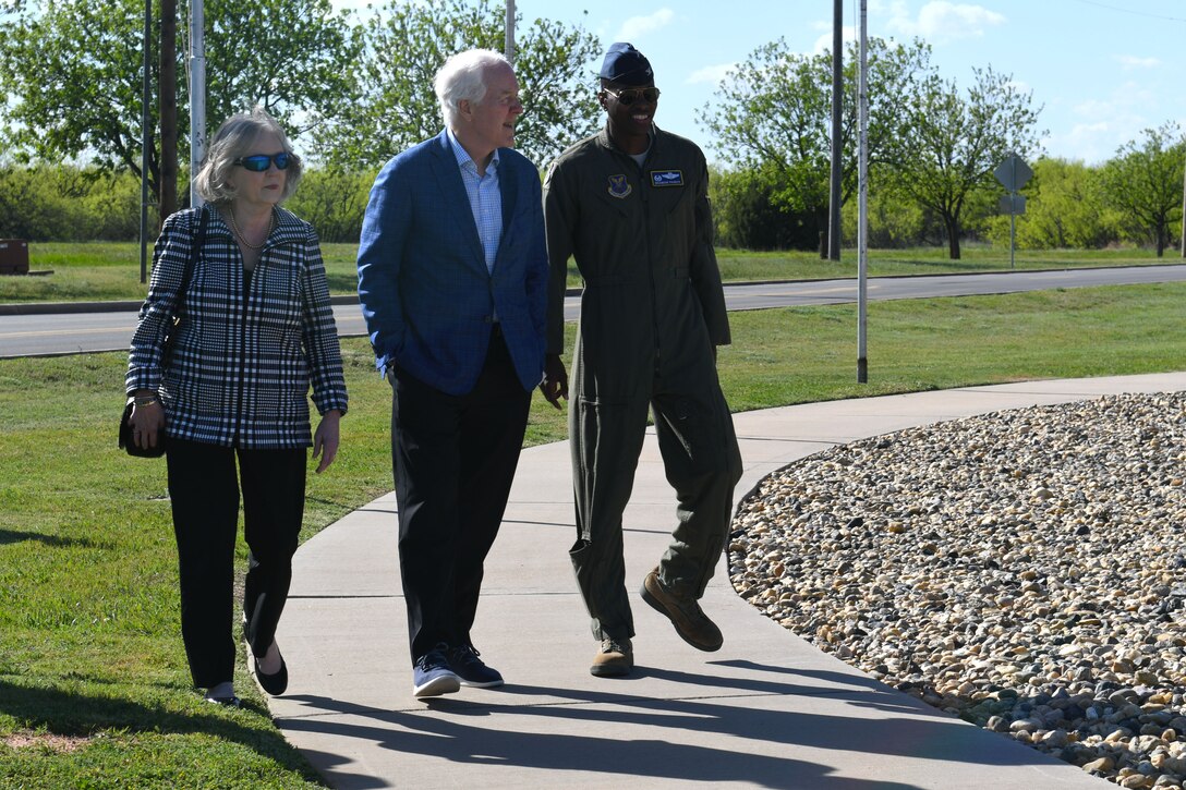 U.S. Senator John Cornyn visits Dyess