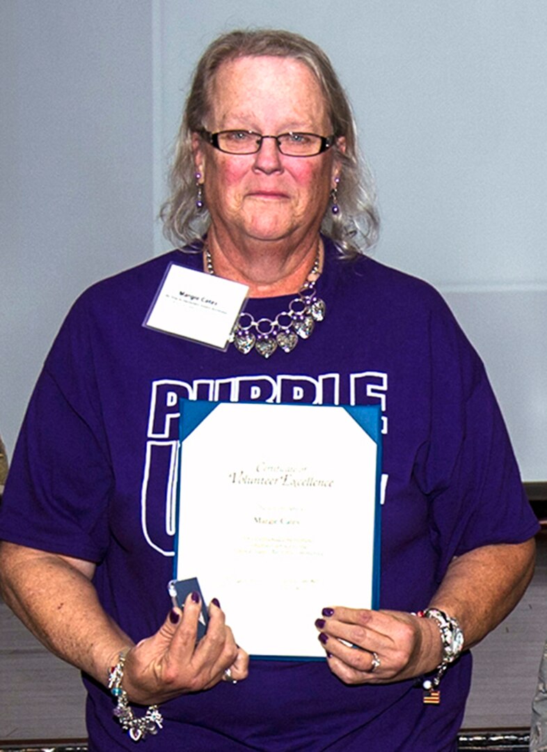 Volunteer Excellence Award, Margie Cates, 59th Medical Support Group