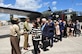 The family of retired Air Force Lt. Col. Richard “Dick” E. Cole look at a B-25 Mitchell static display during a memorial service for their father at Joint Base San Antonio-Randolph, Texas, April 18, 2019. Cole, the last surviving Doolittle Raider, was the co-pilot on a B-25 Mitchell for then Col. Jimmy Doolittle during the storied World War II Doolittle Tokyo Raid. (U.S. Air Force photo by Tech. Sgt. Ave Young)
