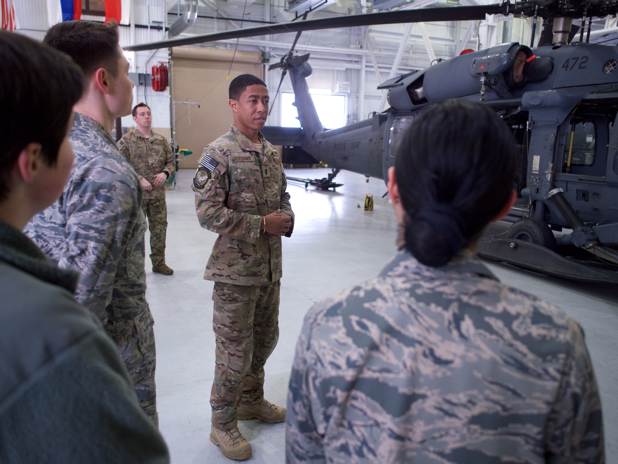 UAA Air Force ROTC cadets tour 176th Wing.
