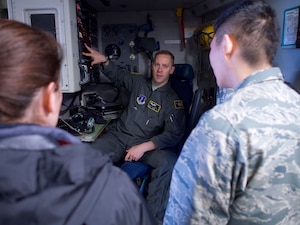 UAA Air Force ROTC cadets tour 176th Wing.