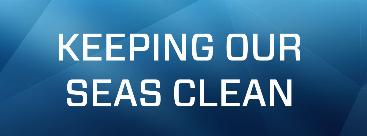 Keeping Our Seas Clean Banner