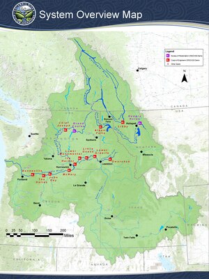 Columbia River System Operations System Overview Map