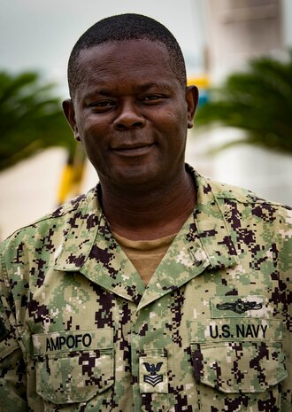 Petty Officer 1st Class David Ampofo