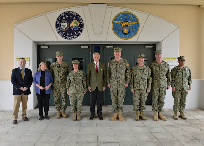 U.S. Ambassador to Russia, Jon M. Huntsman Jr., visits Naval Support Activity Naples, Italy, April 22, 2019.