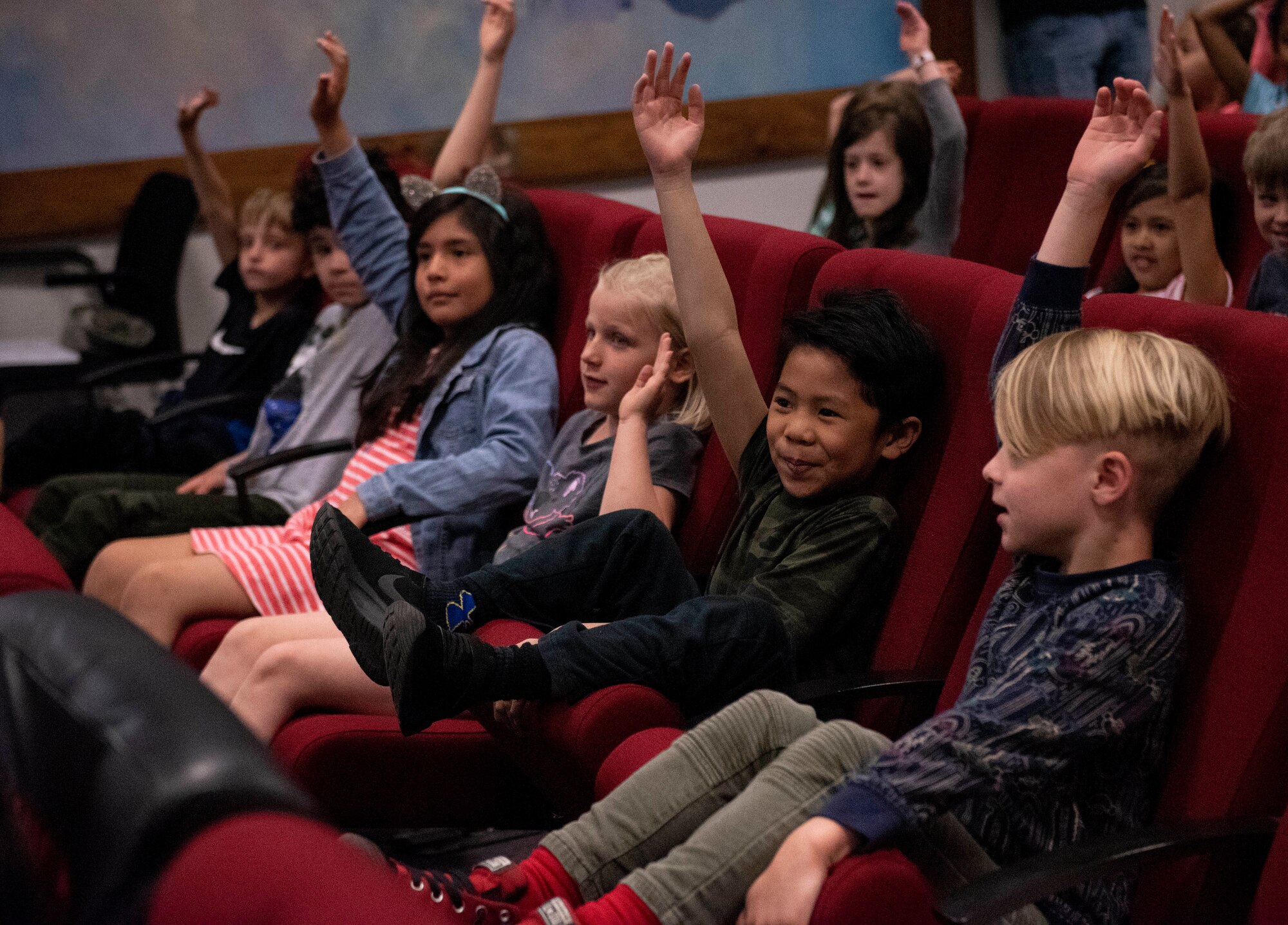 Spangdahlem Elementary School visits 480th FS