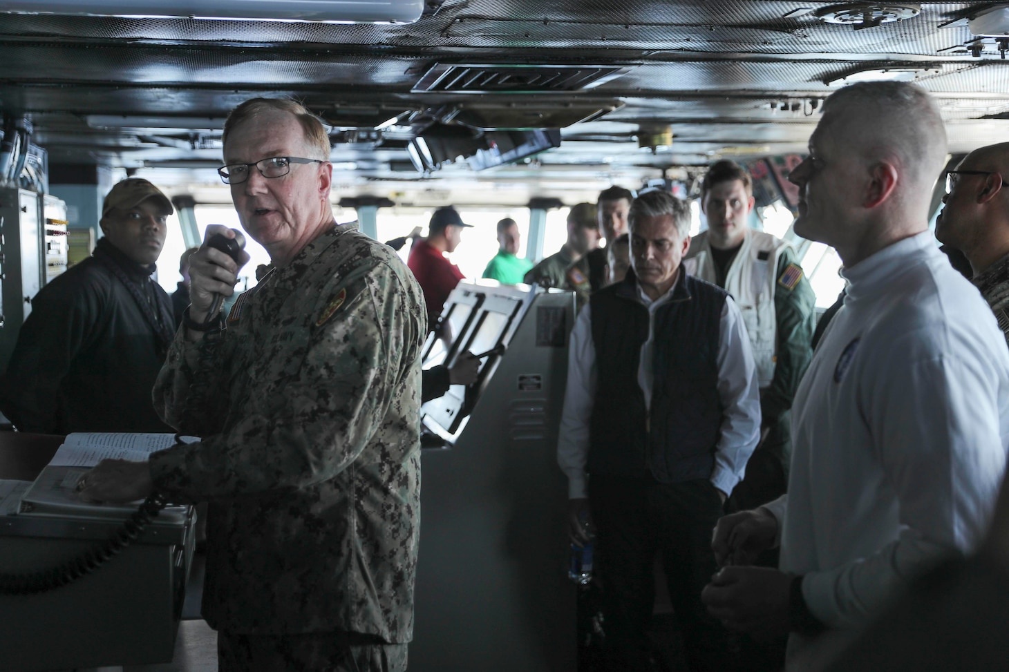 Adm. Foggo and U.S. Amb. to Russia Visit CSG