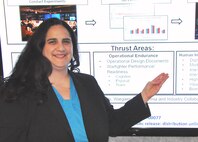 IMAGE: DAHLGREN, Va. (March 28, 2019) – Dr. Elizabet Haro – a Naval Surface Warfare Center Dahlgren Division (NSWCDD) engineer who specializes in Human Systems Integration (HSI) – credits her parents’ inspiration and dedication for motivating her to be the first in her family to graduate from college. Haro’s motivation eventually led to a doctoral degree and her current position leading a science and technology team focused on developing a strategic direction of applied research and advanced technology development to grow the Navy’s expertise in Human Performance, Human-Device Interaction and HSI.

“I came to this country when I was eight years old. Only my immediate family accompanied me on the journey and I remember vividly leaving my friends behind because freedom no longer existed,” recounted Haro. “My journey to freedom was through the sea. My parents came to this country without knowing anyone or speaking the language. But they knew that through hard work, education and dedication, the opportunities were endless for my sisters and me. After finishing my bachelor’s and master’s degrees at Purdue University, I knew I wasn’t done.  It took me years, but I finally went back to school and finished my PhD at Virginia Tech. I joined NSWC Dahlgren Division because I want to help protect the freedom and waters that gave me the opportunities and embraced my family, when I was a child.”