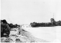LCI 83 at Omaha Beach