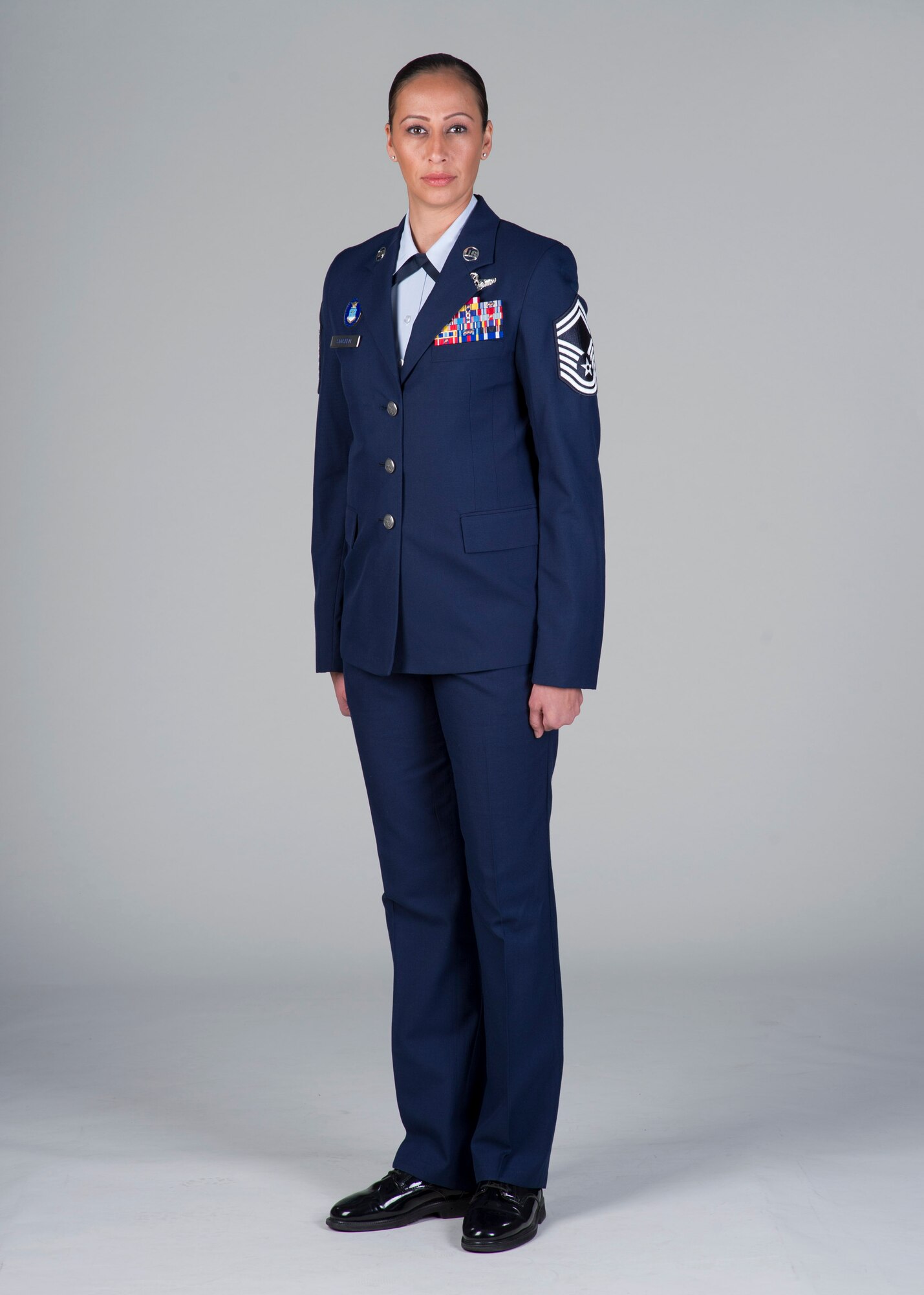 SMSgt Stockett full length photo