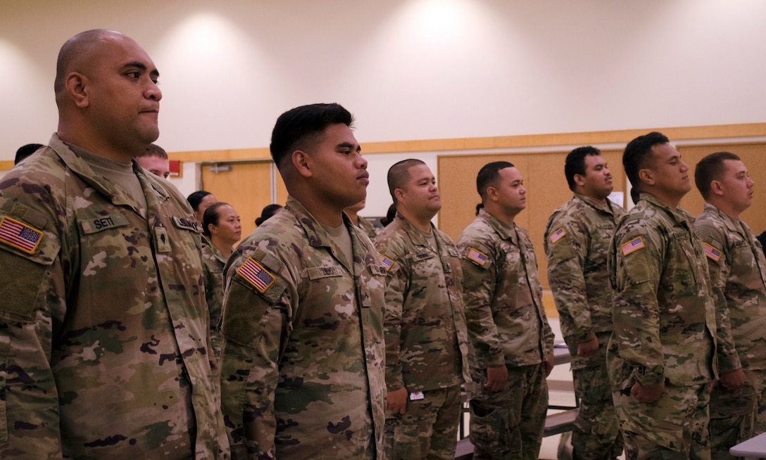 Soldiers celebrate the Army Reserve’s 111th birthday in American Samoa