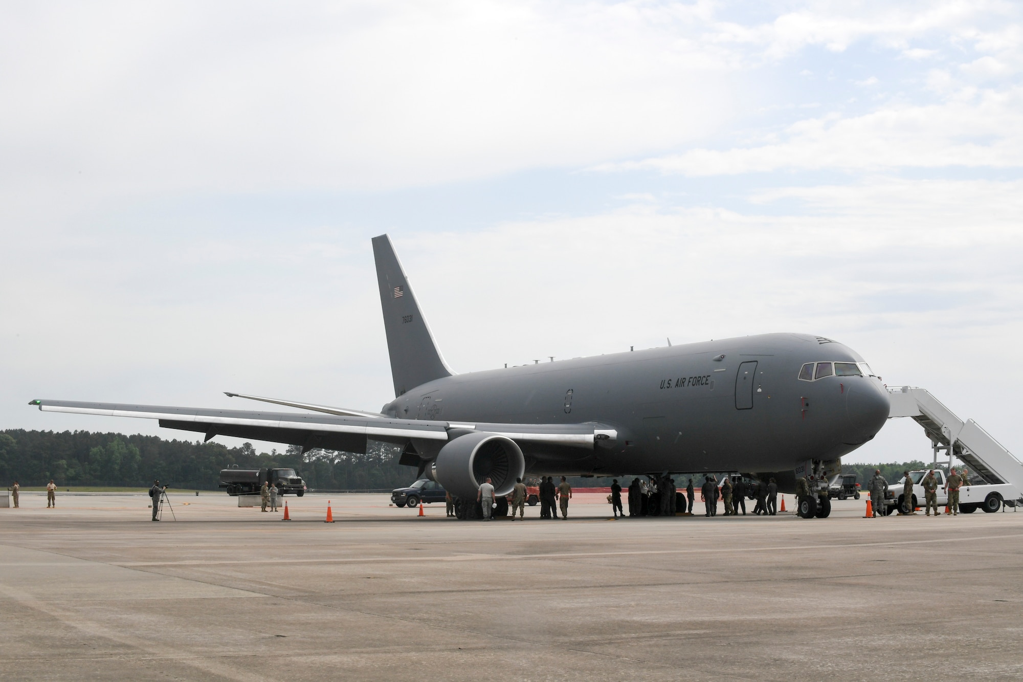 KC-46 At Seymour for Airshow