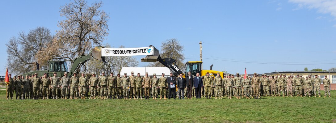 Resolute Castle 19 opening ceremony, Cincu, Romania