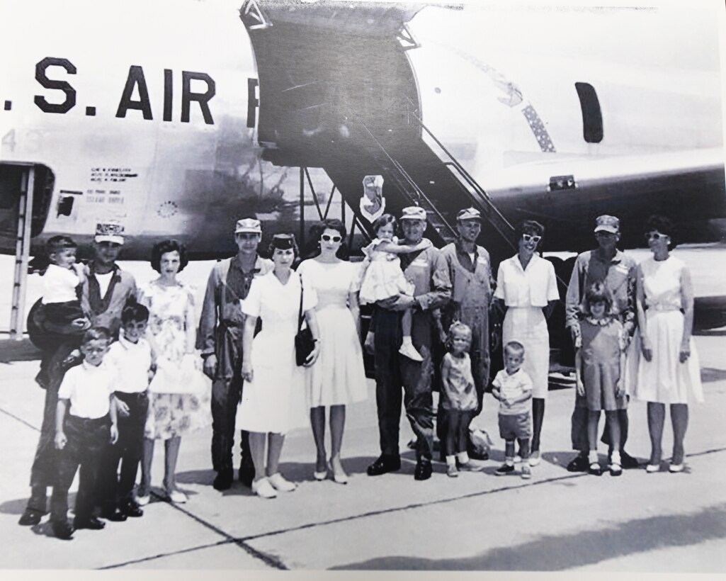 Master Sgt. Bill Fuselier, retired, looks at the cockpit of his former aircraft during a tour of a KC-135 Stratotanker, April 25, 2019 at Joint Base Andrews, Md. Fuselier is a Vietnam War veteran, Bronze Star recipient and former crew chief. He came to the 459th to visit the same aircraft he worked on when he was on active duty over 40 years ago. (U.S Air Force photo by Staff Sgt. Cierra Presentado)