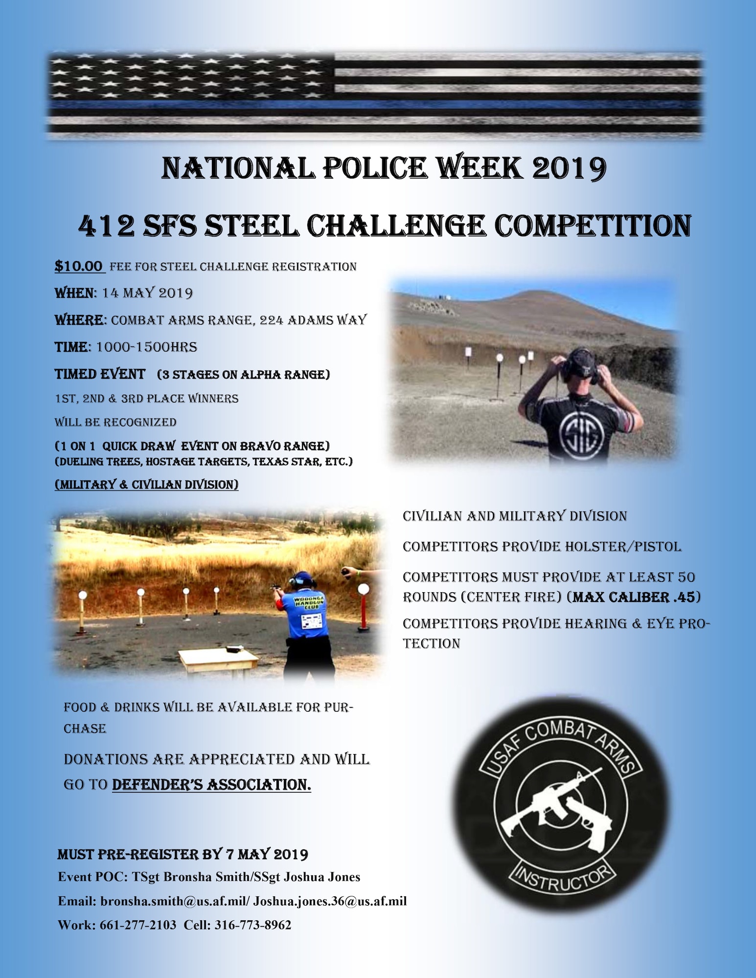 Police Week 2019, 412SFS Steel Challenge Competition