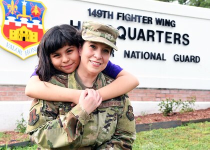 The Month of the Military Child began in the 1980s. Its color theme is purple, which symbolizes a combination of all military branches: Army, green; Air Force, blue, Coast Guard, blue; Marine, red; and Navy, blue.