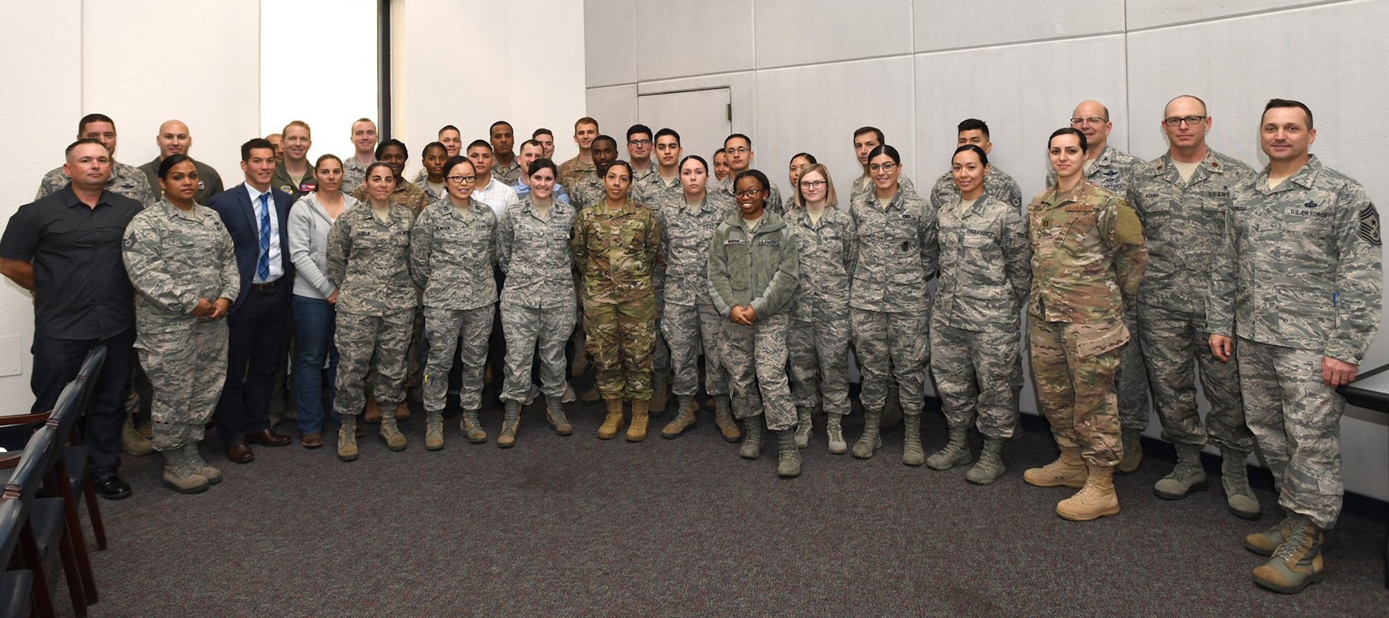 April 6, 2019 Newcomers welcomed to the 349th Air Mobility Wing.