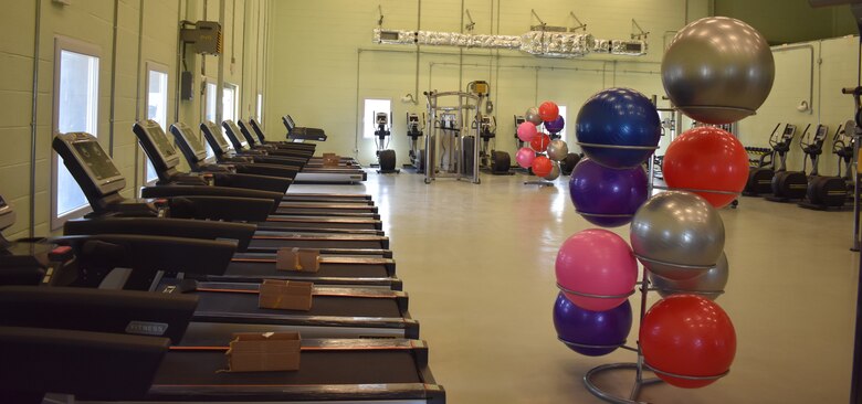 One of three state of the art gymnasiums located at each academy where women train at the Marshal Fahim National Defense University.